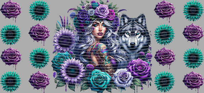 16oz Sunflower Girl-SU-517